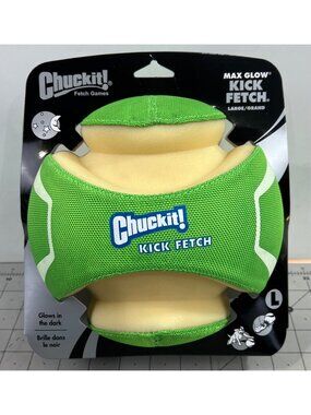 Chuckit! Max Glow in the Dark Dog Ball Fetch Toy for Dogs  8” Large